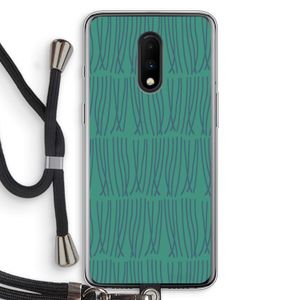 Swirls: OnePlus 7 Transparant Hoesje met koord