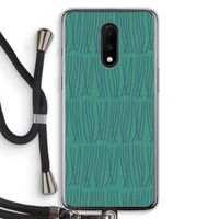 Swirls: OnePlus 7 Transparant Hoesje met koord