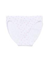 HEMA Damesslip naadloos rib bloemen wit (wit)