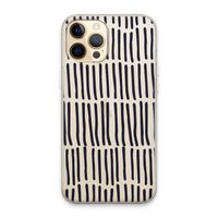 Moroccan stripes: iPhone 13 Pro Max Transparant Hoesje