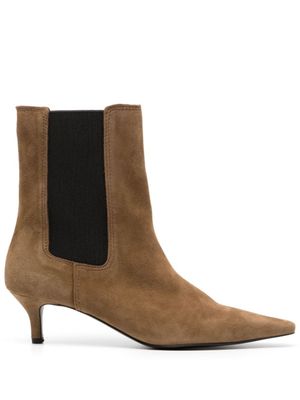 Reike Nen bottines en daim à bout pointu 45mm - Marron