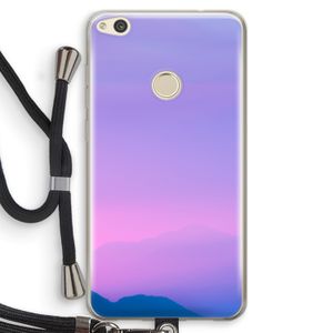 Sunset pastel: Huawei Ascend P8 Lite (2017) Transparant Hoesje met koord