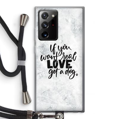 Partner in crime: Samsung Galaxy Note 20 Ultra / Note 20 Ultra 5G Transparant Hoesje met koord