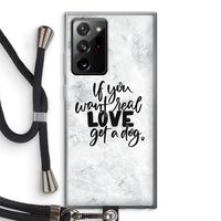 Partner in crime: Samsung Galaxy Note 20 Ultra / Note 20 Ultra 5G Transparant Hoesje met koord