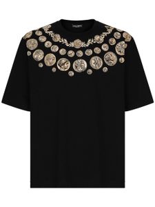 Dolce & Gabbana t-shirt à imprimé graphique - Noir