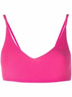 Jacquemus brassière Le Bandeau Valensole en maille - Rose