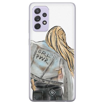 Samsung Galaxy A72 siliconen hoesje - GRL PWR