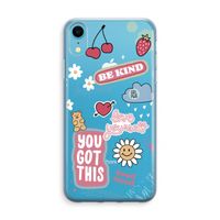 Positivity: iPhone XR Transparant Hoesje Positivity: iPhone XR Transparant Hoesje