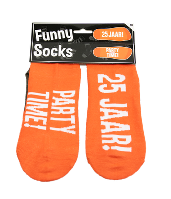 Funny socks 25 jaar