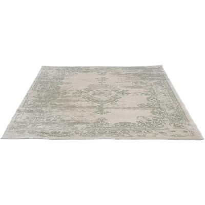 Leen Bakker - Vloerkleed Urali - Crème/groen - 200x290 Cm - Polypropyleen - Crème#Groen