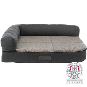 Trixie Vitaal Sofa Bendson - Donkergrijs / Lichtgrijs - 80 x 60 cm