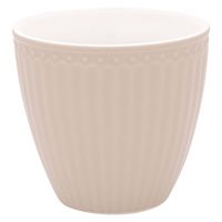 GreenGate Beker (Latte Cup) Alice creamy fudge 300ml Ø 10cm