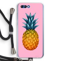 Grote ananas: Honor 10 Transparant Hoesje met koord