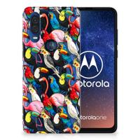 Motorola One Vision | TPU Hoesje | Birds