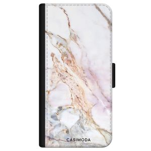 iPhone 11 flipcase - Parelmoer marmer