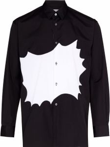 Comme Des Garçons Shirt chemise à imprimé bulle de dialogue - Noir