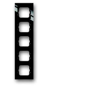 Busch-Jaeger 2CKA001754A4413 Frame Frame 5-voudig Zwart, Diepzwart (RAL 9005) 1 stuk(s)