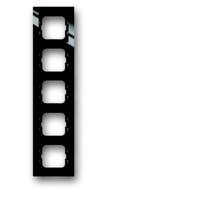 Busch-Jaeger 2CKA001754A4413 Frame Frame 5-voudig Zwart, Diepzwart (RAL 9005) 1 stuk(s)