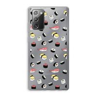 Sushi time: Samsung Galaxy Note 20 / Note 20 5G Transparant Hoesje