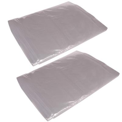 Veba Klussen Afdekfolie - 2x stuks - afdekzeil - transparant - 4 x 5 meter - voor o.a. schilderen