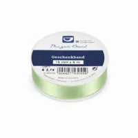 Horn cadeaulint satijn groen 5 m | 36 stuks