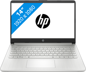 HP Laptop 14s-dq5933nd 35,6 cm (14") Full HD Intel® Core™ i3 i3-1215U 8 GB DDR4-SDRAM 256 GB SSD Wi-Fi 5 (802.11ac) Windows 11 Home in S mode Zilver