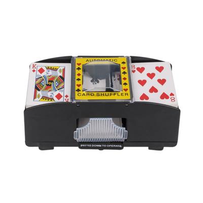 Kaartenschudmachine - 2 stapels spelkaarten - op batterijen - 21 x 11 cm