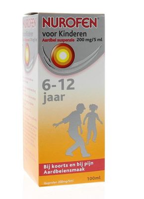 Suspensie kind 200mg / 5ml aardbei
