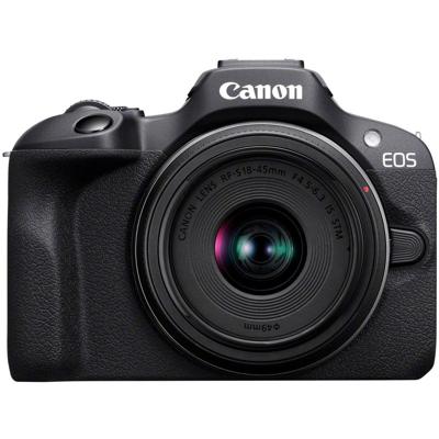 Canon EOS R100 + RF-S 18-45mm F4.5-6.3 IS STM Zwart
