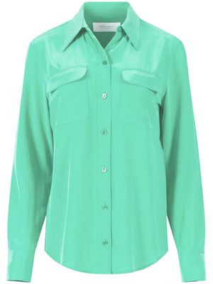 Equipment chemise Signature en soie - Vert