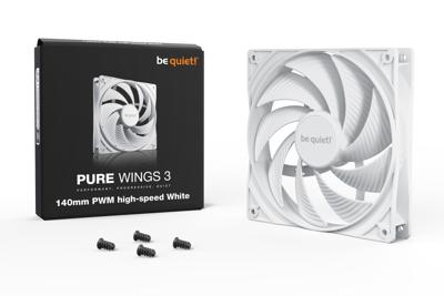 be quiet! Pure Wings 3 140mm PWM high-speed White Computer behuizing Ventilator 14 cm Wit 1 stuk(s)