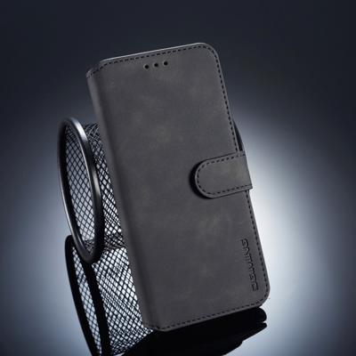 CGI MING Retro olie kant horizontale Flip Case voor Huawei P20 Pro met houder & kaartsleuven & portemonnee (zwart)