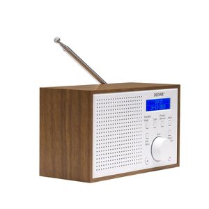 Denver DAB-46WHITE radio Internet Analoog & digitaal Bruin, Wit