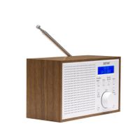 Denver DAB-46WHITE radio Internet Analoog & digitaal Bruin, Wit - thumbnail