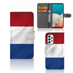 Samsung Galaxy A53 Bookstyle Case Nederlandse Vlag