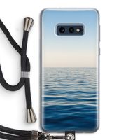 Water horizon: Samsung Galaxy S10e Transparant Hoesje met koord