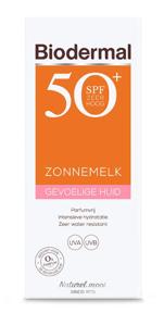 Biodermal Zonnemelk gevoelige huid SPF50+