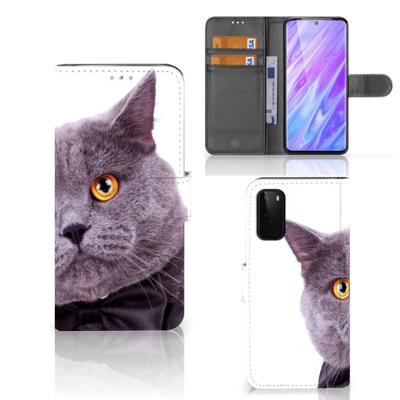 Samsung Galaxy S20 | Telefoonhoesje | Met pasjeshouder | Kat