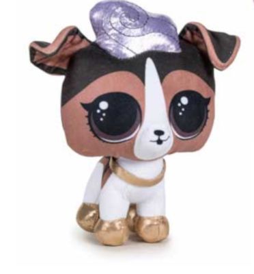 Play by Play knuffel LOL Pet junior 18 cm polyester zilver/wit Play by Play knuffel LOL Pet junior 18 cm polyester zilver/wit