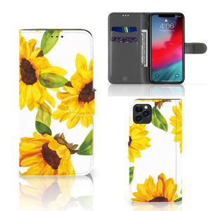 Hoesje voor Apple iPhone 11 Pro Max Zonnebloemen