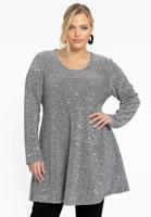 Yoek Tuniek wide bottom PAILLET | Zilver | Maat 38/40 Yoek Tuniek wide bottom PAILLET | Zilver | Maat 38/40
