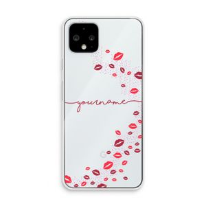 Kusjes: Pixel 4 Transparant Hoesje