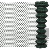 Gaashek 1,5x15 m staal groen