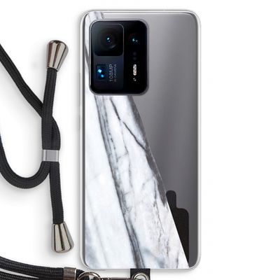 Gestreepte marmer: Xiaomi Mi Mix 4 Transparant Hoesje met koord