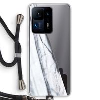 Gestreepte marmer: Xiaomi Mi Mix 4 Transparant Hoesje met koord