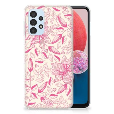 Samsung Galaxy A13 4G | TPU Case | Pink Flowers