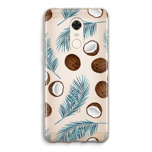 Kokosnoot roze: Xiaomi Redmi 5 Transparant Hoesje
