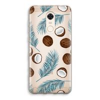 Kokosnoot roze: Xiaomi Redmi 5 Transparant Hoesje