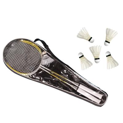 Summer Play Badminton set - 2 rackets - 6x shuttles - opbergtas