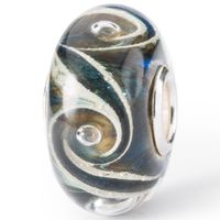 Trollbeads TGLBE-20351 Kraal Swirl surprise zilver-glas - thumbnail